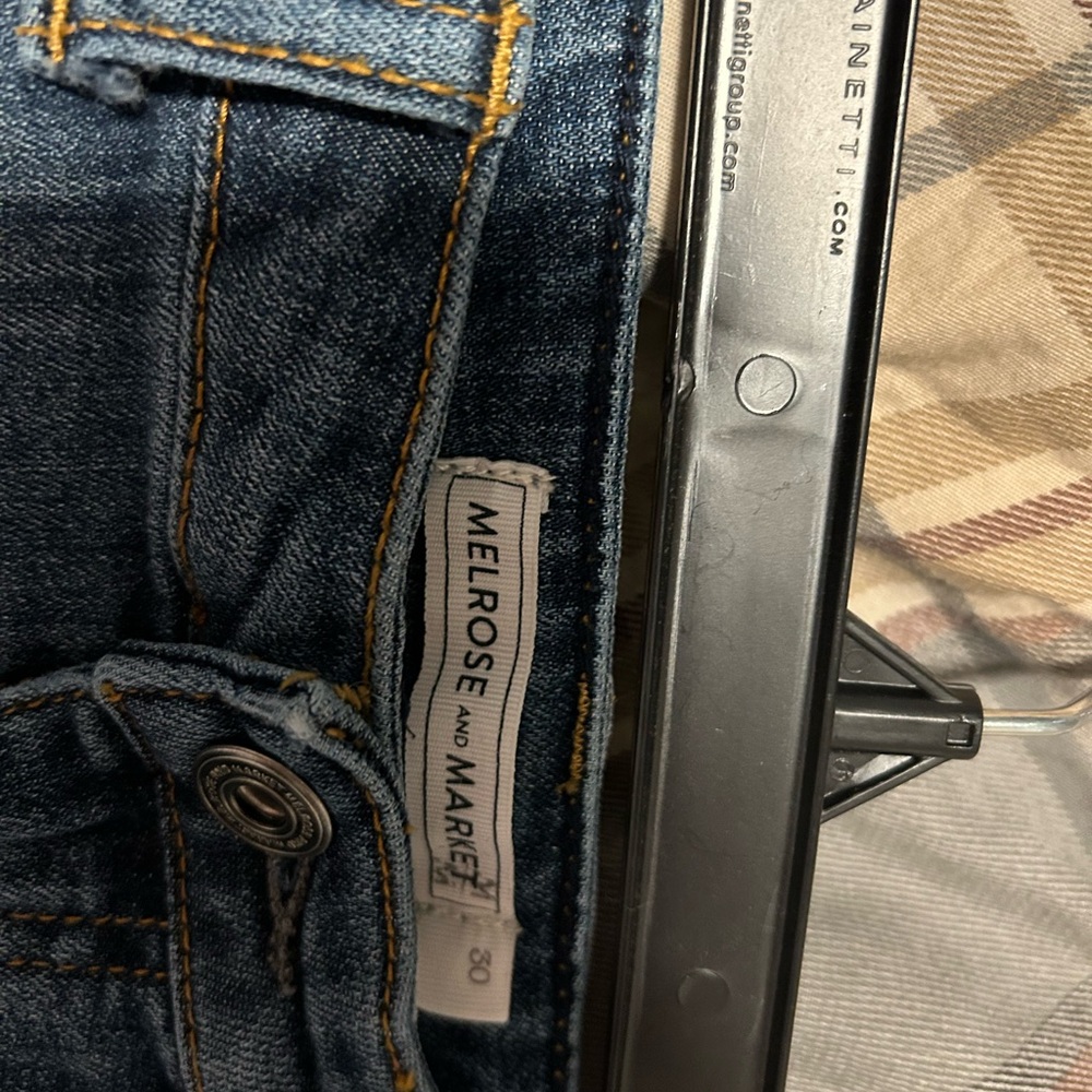 Melrose and Market Blue Denim Mini Skirt - Picture 4 of 4